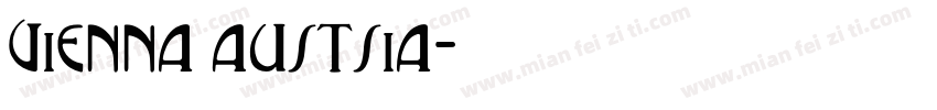 Vienna Austsia字体转换